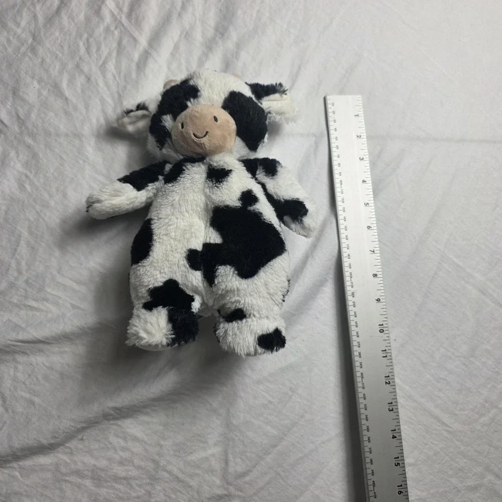 Carter's Plush Cow Stuffed Cow Black White
